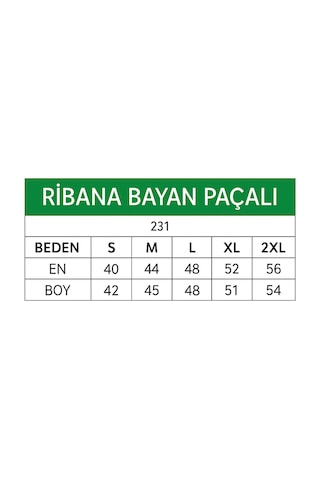 Belpa Ceylanoğlu Ribana Paçalı 6'lı %100 Pamuk Gri