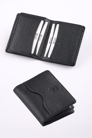 Ancora Leather Hakiki Deri Kartlık-26207 Siyah