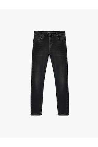 Koton Normal Bel Pamuklu Super Skinny Fit Jean Pantolon - Justin Jean Siyah 6sam40031nd Siyah