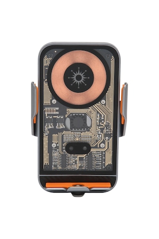 Tenfowee 15w Camlı Araç Kablosuz Şarj Cihazı, Otomatik Klem, 360 Döner, 200mah Batarya, 3 Adaptör 4.7-7 İnç Telefonlar