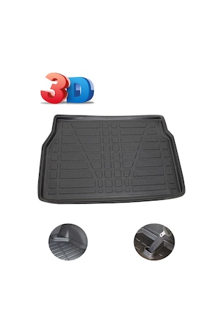 Peugeot 3008 Hybrid 2024+ Uyumlu Lıner Araca Özel 3d Alt Bagaj Havuzu - 3008 Alt Kademe