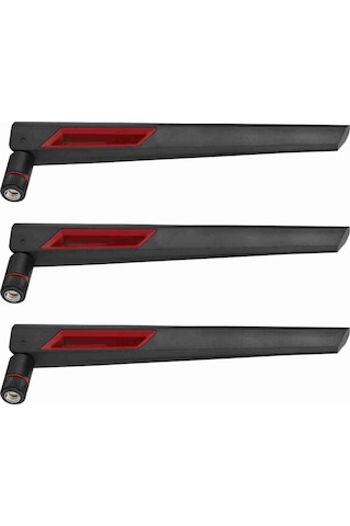 Mufunye 3 Adet 2.4g/5.8g Çift Bant 8dbi Yüksek Kazanç Rp-sma Omni Anten - Asus Rt-ac68u, Rt-ac88u, Ac66u, Ac3200 Ve Wifi Kartları İçin