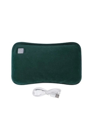 Kas Ağrılarını Hafifletmek İçin Yumuşak Flanel İle 2 Saat Kullanım Sağlayan Şarj Edilebilir Sıcak Su Torbası Yeşil Diğer