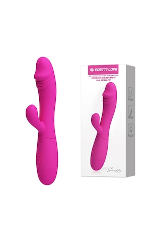 Truva Shop Pretty Love 30 Titreşimli G Noktası Ve Klitoral Uyarım İçin Özel Silikon Vibratör