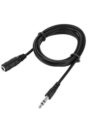 Kulaklık 3.5 Mm Ses Ekleme Uzatma Kablosu 1 Metre