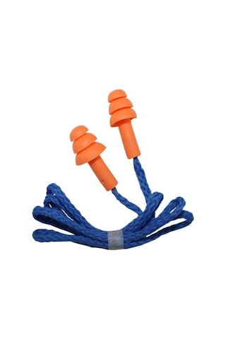 Silikon Çam Tipi Kulak Tıkacı - Yıkanabilir Tekstil Ipli N11.116