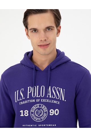 U.s. Polo Assn. Erkek Mor Sweatshirt 50293446-vr038 Mor