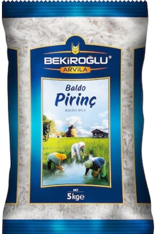 Bekiroğlu Arvila Lüks Baldo Pirinç 5 KG