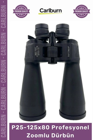 Carlburn Dürbün 80mm Uv Korumalı Net Görüntü Sunan Güçlü P25125x80 Profesyonel Zoomlu Dürbün Çok Renkli