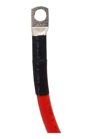 Akü-akü Kablo 25'lik Bakır 30 CM Kırmızı