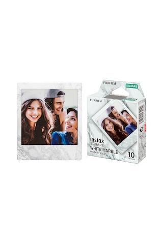 Instax Square WhiteMarble 10'lu Kare Özel Film