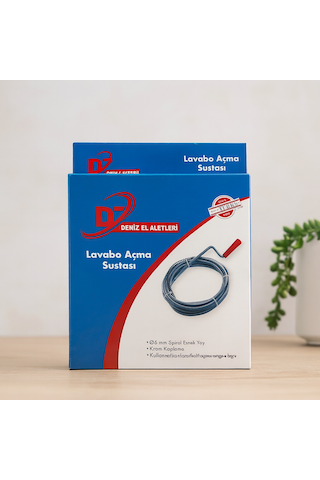 Spiral Esnek Yay Lavabo Gider Açıcı 5 M Çok Renkli