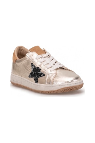 Beety 26bk248.777 Kadın Hakiki Deri Klasik Sneaker Altın