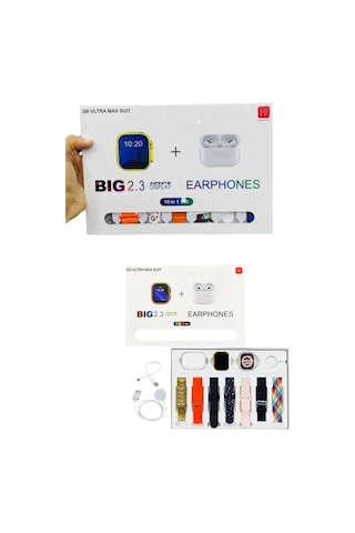 Akıllı Saat Bluetooth Kulaklık HBildirim Görme Sesli Görüşme Çoklu Kordon