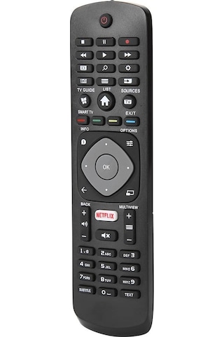 Philips Uyumlu Netflix Tuşlu LCD LED Smart TV Kumanda