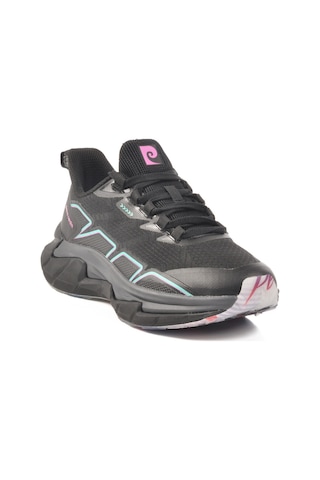 Siyah Fileli Hafif Esnek Kadın Spor Ayakkabı Pcı-11055 G Siyah