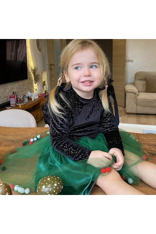 Yeni Yıl Temalı Ponponlu Etek 001