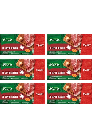 Knorr Et Suyu Bulyon 24 Lü 240 Gr X 6 Adet