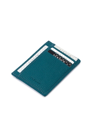 Tergan Mavi Deri Unisex Kredi Kartlık - S1kk00001676-t9l Mavi T9l