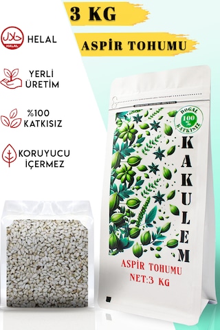 Kakulem Sertifikalı Sultan Papağan Yemi Aspir Tohumu 3 Kg