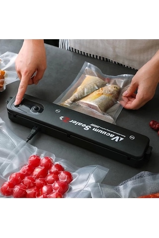 Vacuum Sealer Gıda Vakum Ve Mühürleme Makinesi Renkli Çok Renkli