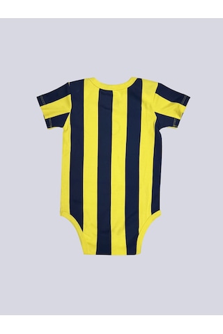 Fenerbahçe Sarı Lacivert Çubuklu Bebek Body Lacıvert-sarı