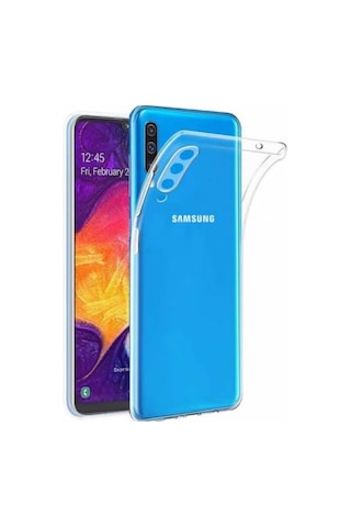 Samsung Uyumlu A30S Kilif Seffaf Silikon Kamera Korumali 3D Tipali 391753911