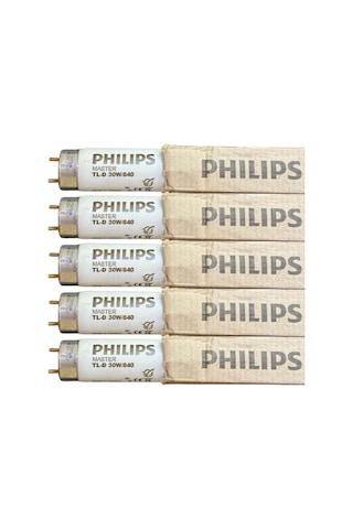 Master Tl-d 30w 840 Günışığı G13 T8 Floresan Ampul, 5 Adet