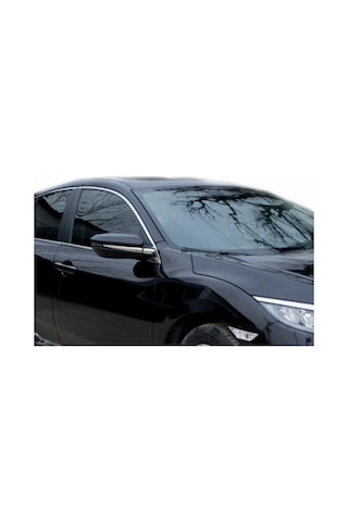 Honda Civic Fc5 2016-2020 Ayna Kapağı Alt Çıtası Krom 4 Prç. P.çelik