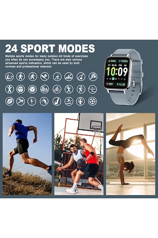 Tenfowee Akıllı Saat: 1.69" Dokunmatik Ekran (İthalatçı Garantili)