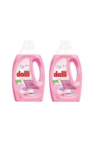 Dalli Yünlü ve İpekliler için Sıvı Deterjan 20 Yıkama 2 x 1100 ML