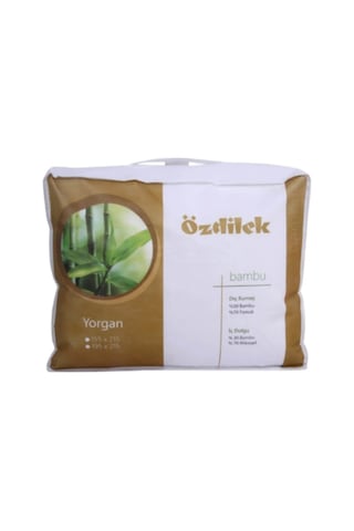 Özdilek Tek Kişilik Bambu Yorgan Bamboo Fiber Antialerjik 155x215 Beyaz