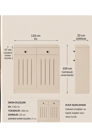Radiatör Dolap Kalorifer Dolabı,çok Amaçlı Petek Dolabı Krem