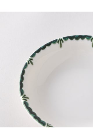English Home Gardenia Porselen Çerezlik 11 Cm Yeşil Yeşil