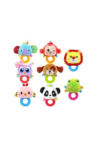 Sozzy Toys Çıngıraklı Dişlik Maymunum Çok Renkli