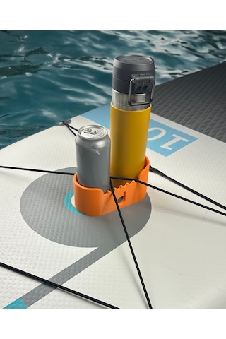 Bant Craft Chv05 Sup Bardaklık Ipe Geçmeli Paddle Board Içecek Tutucu 7-9 Cm Uyumlu Turuncu
