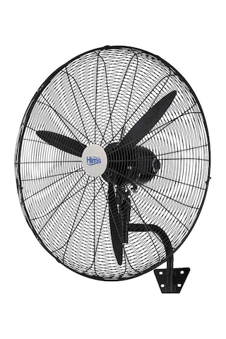 Hims Hef-d650 190w 26 Inç Siyah Sanayi Tipi Duvar Vantilatörü