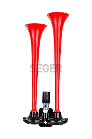 Seger Havalı Korna12v İkili Düz Ses Kırmızı