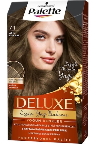 Palette Deluxe Yoğun Renkler 7 - 1 Asil Kumral X 2 Adet Saç Boyası