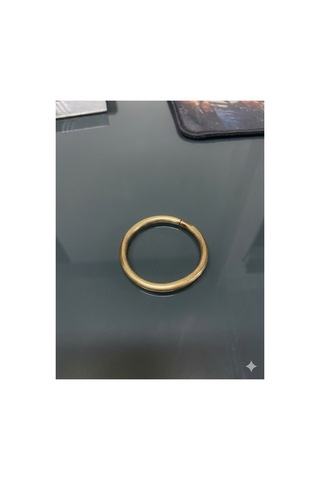 %100 Som Pirinç Peçete Yüzüğü 4 Mm 4 Adet Gold