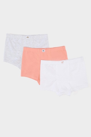 Defacto Erkek Çocuk Desenli 3lü Boxer E6873a825spwt34 Beyaz