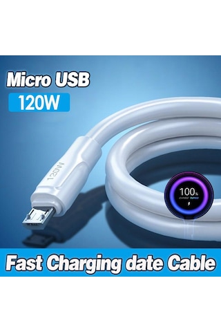 Bn91 Micro Usb Kablo 120w Süper Hızlı 6 Amper Ultra Kalın Şarj Da