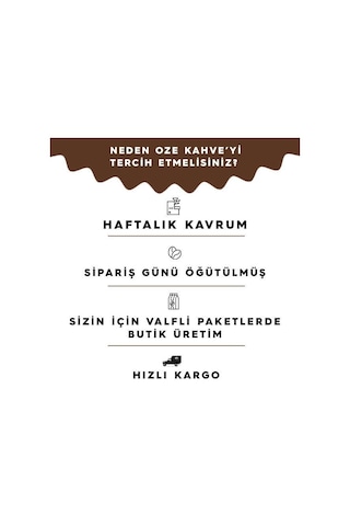 Oze Aromalı Filtre Kahve Seti 5'li 250G French Press