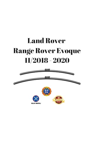 Land Rover Range Rover Evoque 2018 2019 2020 Uyumlu Araca Özel Ön Cam Muz Tipi Silecek Süpürgesi Takımı 65/53cm 2li Set Silbak