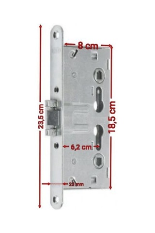Dorma Kaba Omni Multilock Mızraklı Mızraksız Panik Bar Kilit İçin İç Gömme Panik Bar Kilidi