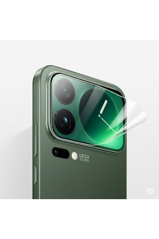 Xiaomi 17 Pro Max Uyumlu Arka Mini Ekran 3 Adet Ekran Koruyucu Nano Jelatin