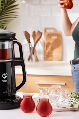 Karaca x Refika Tatlıcan 6'Lı Çay Bardağı Seti