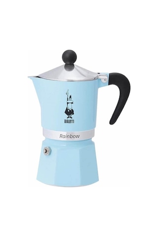 Bialetti Raınbow 1 Fincan Açık Mavi Moka Pot T099-0005041 Bialetti