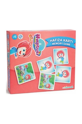 Adel Trt Çocuk Hapşuu Hafıza Kartı Memory Game 48 Kart