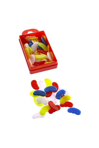 Sayı Fasulyesi Plastik Yıldızlar 17 Renkli